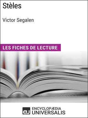 cover image of Stèles de Victor Segalen